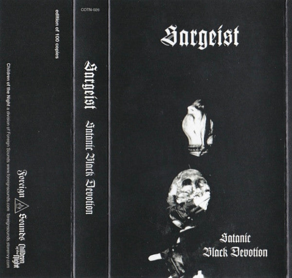 Sargeist : Satanic Black Devotion (Cass, Album, Ltd, RE)